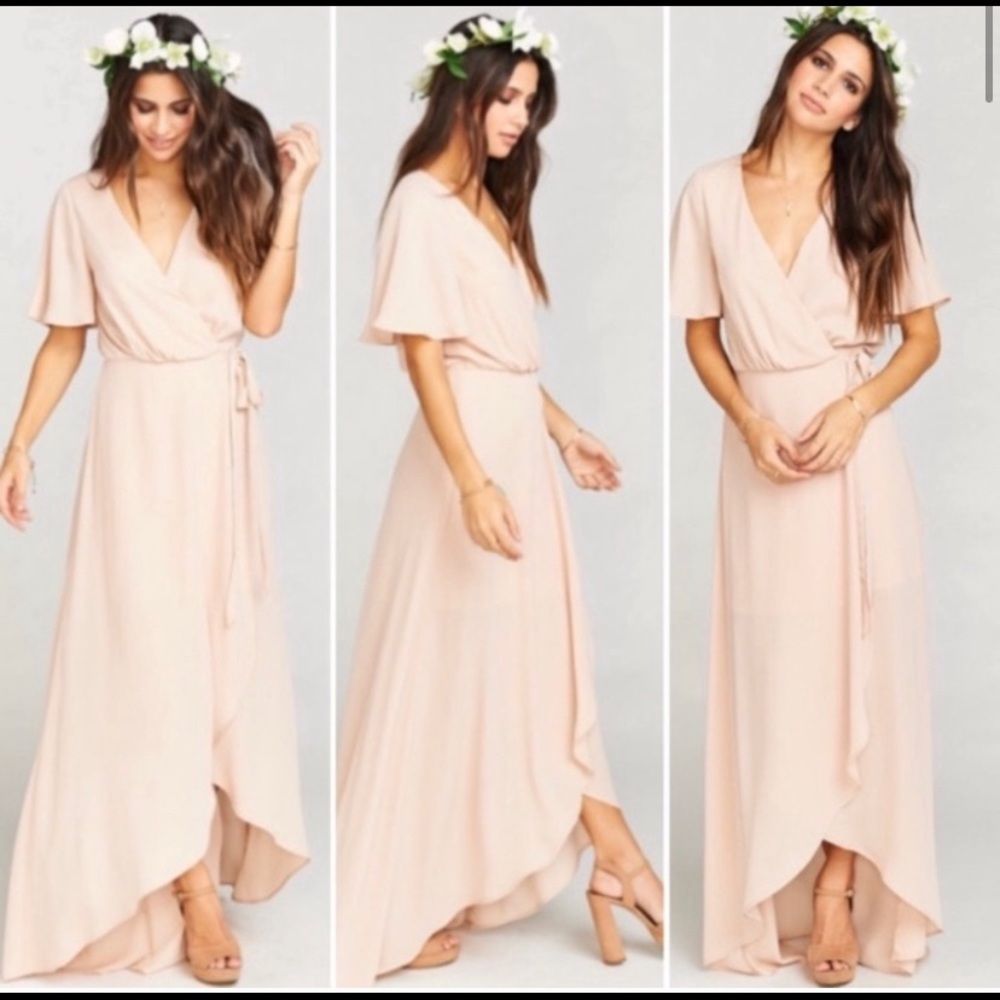 Show Me Your Mumu Flutter Sleeve wrap dress